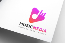 Digital Play Music Media Logo Design Screenshot 1