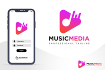 Digital Play Music Media Logo Design Screenshot 4