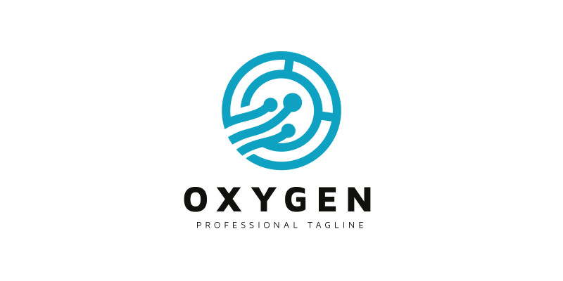 Oxygen O Letter Logo