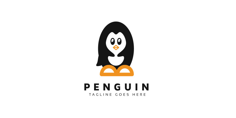Penguin Bird Logo