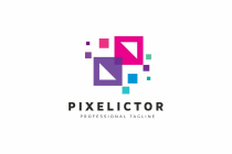 Abstract Pixel Colorful Logo Screenshot 1