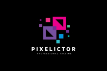 Abstract Pixel Colorful Logo Screenshot 2