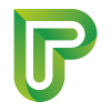 P Letter Heart Logo