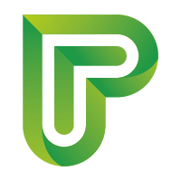 P Letter Heart Logo