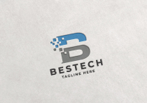 Bestech Letter B Logo Screenshot 2