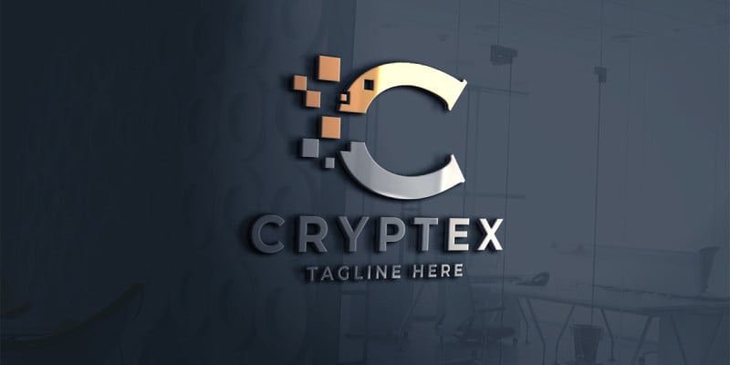 Cryptex Letter C Logo