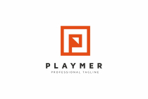 P Letter Square Logo Screenshot 1