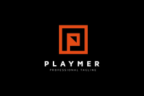 P Letter Square Logo Screenshot 2
