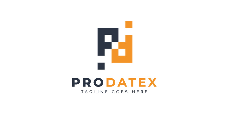 Prodatex P Letter Logo