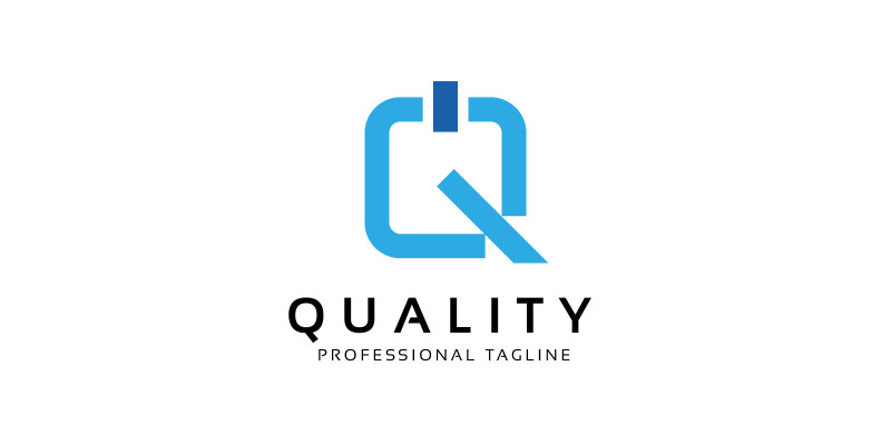 Quality Q Letter Tech Logo