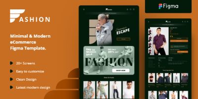 Fashion -  eCommerce Websites UI Figma