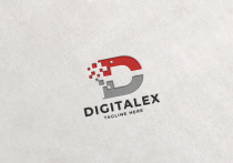 Digitalex Letter D Logo Screenshot 2