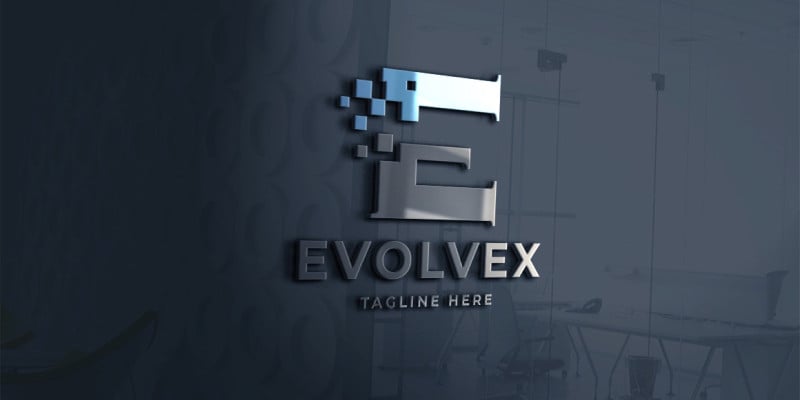 Evolvex Letter E Logo