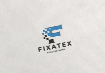 Fixatex Letter F Logo Screenshot 2