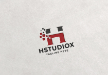 Hstudiox Letter H Logo Screenshot 2