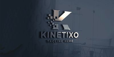 Kinetixo Letter K Logo