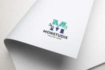 Monstudix Letter M Logo Screenshot 1