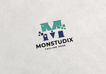 Monstudix Letter M Logo Screenshot 2