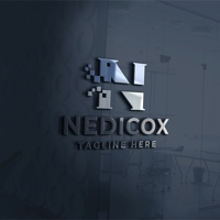 Nedicox Letter N Logo