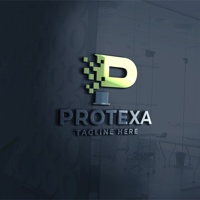 Protexa Letter P Logo