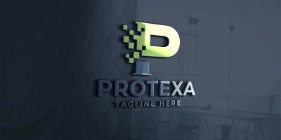Protexa Letter P Logo