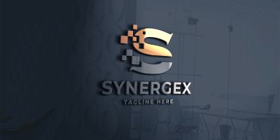 Synergex Letter S Logo