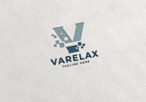 Varelax Letter V Logo Screenshot 2