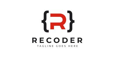 Recoder R Letter Logo
