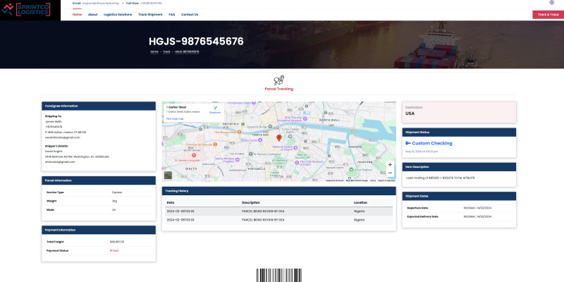 Skypro - Online Easy Courier Tracking PHP Script