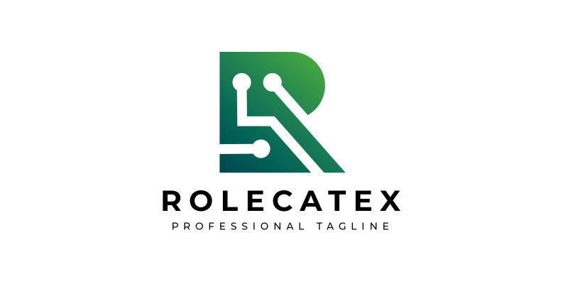 Rolecatex R Letter Logo