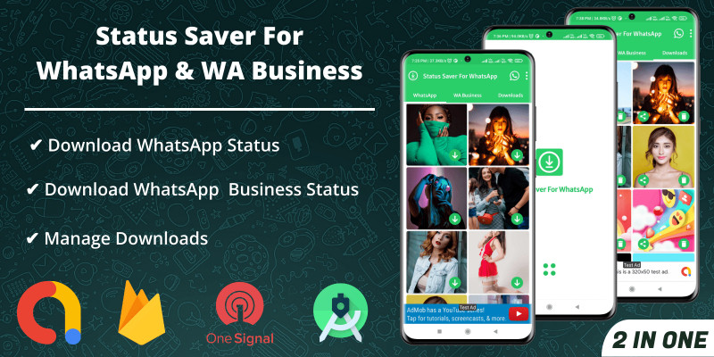 Status Saver WhatsApp And WhatsApp Business