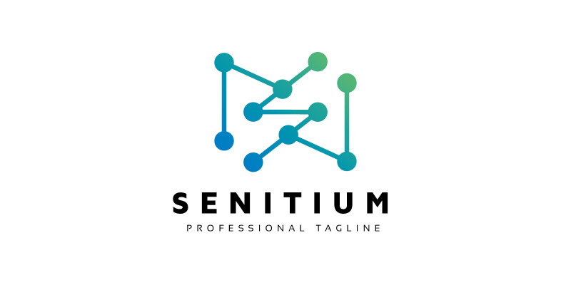 Senitium S Letter Lab Logo