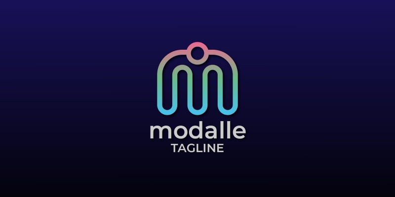 Modalle Letter M Logo