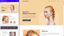 Nova - Makeup Artist Template With Page Builder Screenshot 1