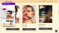 Nova - Makeup Artist Template With Page Builder Screenshot 3