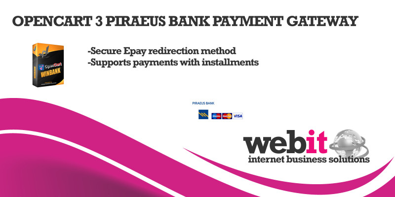 Piraeus Bank Epay - OpenCart 3 