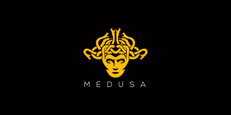 Medusa Gorgon Head  Logo