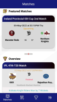 Live Cricket Score Android App Source Code Screenshot 1