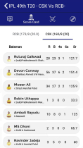 Live Cricket Score Android App Source Code Screenshot 7
