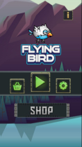 Flying Bird Game - Buildbox Full Project Screenshot 1
