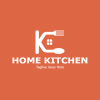 K Letter Home Kitchen Logo