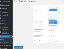 Deal - Bargain price Management for WooCommerce Screenshot 2