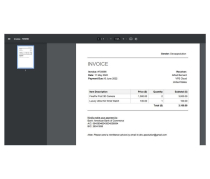 PHP Generate eCommerce Purchase Invoice PDF Screenshot 2
