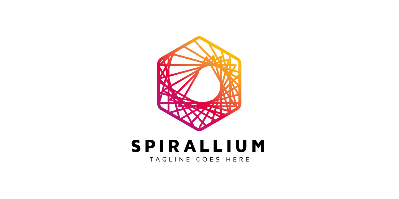 Spirallium Abstract Technology Logo