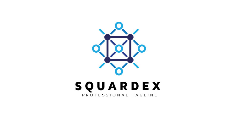 Square Molecular Logo