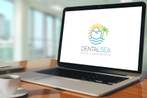 Ocean Sea Beach Dental Logo Design Screenshot 2