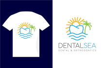 Ocean Sea Beach Dental Logo Design Screenshot 5