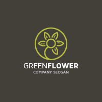 Green Flower Logo