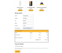 Ecommerce PHP Checkout One page Screenshot 1