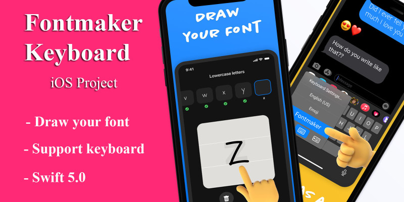 Fontmaker - Keyboard App iOS